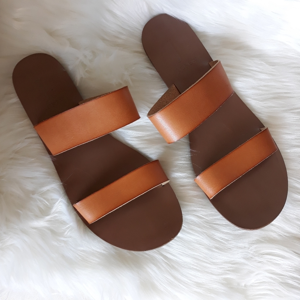 J. Crew | Strap Sandal Saddle / Tan